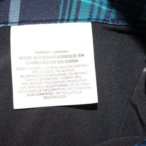 Nike, Golf Athlete Skort Dry fit Plaid Blue skirt - Picture 6 of 9